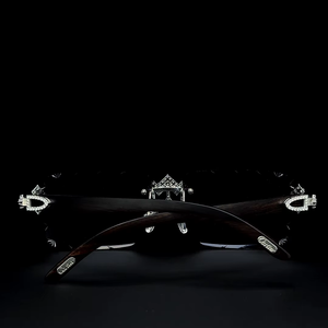 แว่นตากันแดดแร็ปเปอร์คุณภาพพรีเมียม ดีไซน์เนอร์ออกแบบเอง เพชรโมอิสซาไนต์ น้ำหนักเบา สวมใส่สบาย ป้องกันรังสียูวี มองเห็นได้ในเวลากลางคืน - Product Image 6