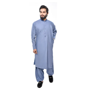 Venta al por mayor 2024 Casual Transpirable Musulmán Hombres Shalwar Kameez Viscosa Seda Diseño Moderno Alta calidad Fabricado Cómodo - Product Image 5