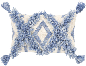 Housse de coussin en laine shaggy bohème de luxe personnalisée de haute qualité indienne pour la décoration de salon moderne au meilleur prix de gros - Product Image 3