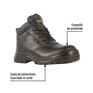 Paio di stivali di sicurezza neri, #27, puntale in poliammide, PRETUL - Product Image 3