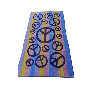 Facile à nettoyer et à entretenir Vente à chaud Serviettes de plage assorties en jacquard en polycoton personnalisable pour l'hôtel Utilisation sur la plage - Product Image 1