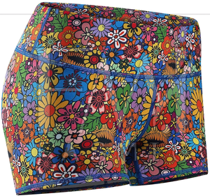 New Logo Embroidered <b>Stretchy</b> Printed <b>Shorts</b> With Customizable Design Women Booty <b>Shorts</b> For Yoga Workout's - Product Image 3