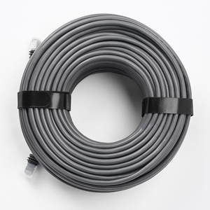 สายอีเธอร์เน็ต Cat6 หัวต่อ RJ45 แบบมีชีลด์ ความเร็วสูง 2000Mbps กันน้ำ สีเทา ดีไซน์แบบม้วน สำหรับจาน Starlink Gen 3 - Product Image 4