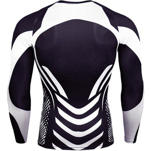 Ropa Deportiva de Invierno 2025 de Alta Calidad para MMA, Fabricada en Fábrica, Compresión, Manga Larga, Spandex/Poliéster, para Gimnasio, Hombre, Nueva - Product Image 3