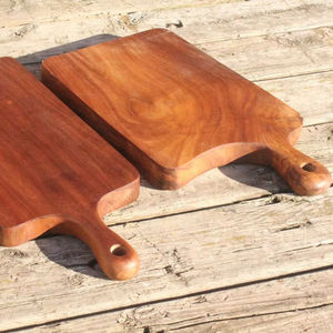 Tabla de Cortar de Madera con Mango, Apta para Lavavajillas, Ecológica, Antibacteriana, de Resina, Tabla de Queso de Alta Calidad - Product Image 1