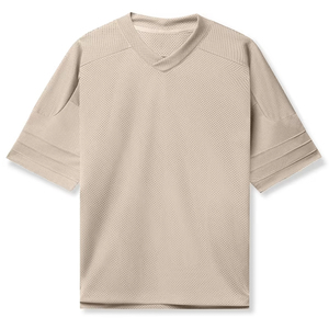 Personalizada de los hombres de la vendimia de malla Boxy camisetas de fútbol Jersey de gran tamaño Streetwear Estilo Casual con impresión digital camiseta de los hombres - Product Image 6