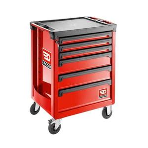 Gabinete con Ruedas Facom ROLL.M3, 6 Cajones y 3 Módulos para Almacenamiento de Herramientas - Product Image 1