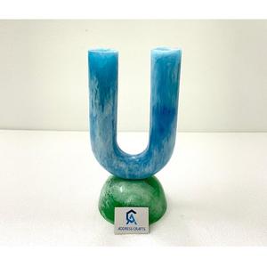 Decorative Amber Resin <b>Flower</b> <b>Vase</b> Top Seller Indian Handmade <b>Black</b> Swirl Resin <b>Flower</b> Pots Home Decor Table Decorating <b>Vases</b> - Product Image 3