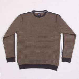 Sweat-shirt d'hiver EVANDER pour homme avec logo personnalisé, col rond, tricoté uni, taille XL, avec étiquette personnalisée brodée anti-rétrécissement - Product Image 1