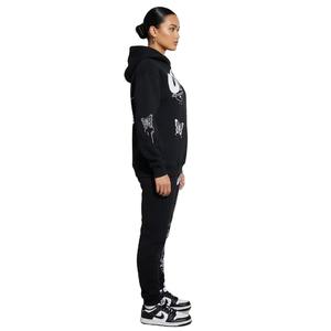 Conjunto Deportivo Informal de Sudadera con Capucha y Pantalones de Chándal con Estampado Degradado, 100% Algodón, para Unisex - Product Image 4