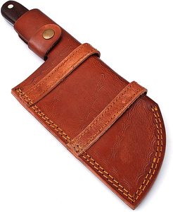 Cuchillo de Chef hecho a mano, diseño serbio Tang completo, hoja de acero de Damasco, cuchilla forjada para uso en la cocina, corte de carnicero - Product Image 4