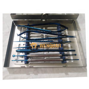 Ensemble de 6 instruments chirurgicaux de micro-chirurgie dentaire en acier inoxydable de qualité A + réutilisable fabriqué par Wenquar INT'L - Product Image 3