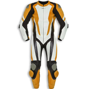 Combinaison de moto personnalisée pour hommes Nouveau design en cuir véritable Vêtements de sport coupe-vent Combinaison de moto de meilleure qualité - Product Image 5