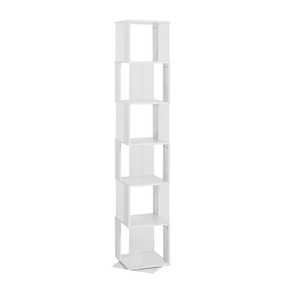 Mobili per la casa in legno MDF a 6 livelli espositore in piedi organizzatore libreria elegante <span class=keywords><strong>Design</strong></span> libreria