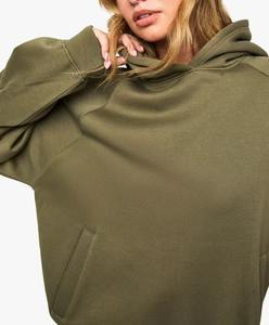 Sudadera Extra Grande para Mujer, Silueta Holgada, Terciopelo, Frente Largo, Tejido Suave y Cálido, Cómodo, Informal, Moda Urbana de Invierno - Product Image 4