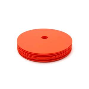 Équipement d'agilité de football de vente chaude marqueur en caoutchouc rond de 6 "avec marqueur de sport plat de trou - Product Image 4