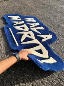 Alfombra personalizada para Puerta de interior, Alfombra de lana alta al mejor precio, diseño de logotipo personal, alfombras con mechones para decoración del hogar, logotipo de la empresa - Product Image 4