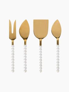Ensemble de couverts en acier inoxydable doré de haute qualité, vaisselle pour fête, ustensiles en métal poli miroir à vendre - Product Image 5