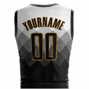 Ensemble d'uniformes de basket-ball de meilleure qualité 100% polyester conçu sur mesure Plus Size Summer Style Printed Techniques - Product Image 6