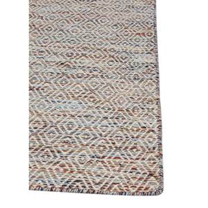 พรมขนสัตว์และใยวิสโคสสีน้ำเงินแบบทอเรียบ รุ่น ADWV-13047 ลายแบบนามธรรม สำหรับใช้ในบ้าน - Product Image 4