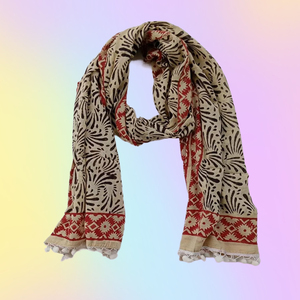 Bufanda de diseñador para mujer adulta, el patrón impreso Digital más grande, chales de textura suave de lino Modal de Cachemira de alta visibilidad - Product Image 5