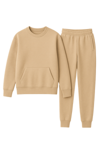 Fabriqué au Pakistan, ensemble de jogging décontracté respirant en polyester/coton, personnalisable en gros, vêtements de sport en polaire pour l'hiver, avec logo - Product Image 3
