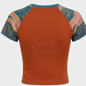 Ensemble short et crop top fitness pour femme, coupe classique, uni, délavé, respirant, léger, tissu à séchage rapide, idéal pour la salle de sport et les activités sportives - Product Image 6