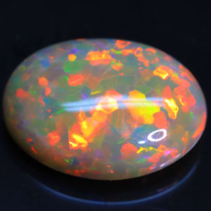 โอปอลเอธิโอเปียที่น่าทึ่ง Cabochon รูปไข่รังผึ้งอัญมณีโอปอลเอธิโอเปียทําสําหรับจี้ - Product Image 1