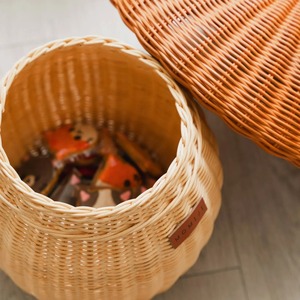 Panier de rangement en rotin naturel - Moderne, écologique, multifonctionnel, polyvalent - Product Image 6