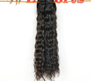 Vente en gros de 100% mèches vierges de cheveux humains indiens noirs de meilleure qualité avec des vagues profondes et lâches - Product Image 6