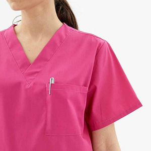 Uniformes Médicos Quirúrgicos Elásticos al por Mayor, Modelo OEM Unisex, Uniformes de Enfermera con Estampado, Conjuntos de Ropa para Médico - Product Image 5