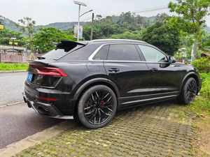 Kit de carrosserie en Fiber de carbone sec de Style <span class=keywords><strong>ABT</strong></span> pour Audi RSQ8 Runde RSQ8-R garnitures de calandre et pièces de réglage de becquet Condition nouveau - Product Image 5