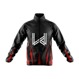 Chaqueta Cortavientos Personalizada 100% Nailon Ecológica Impermeable Cortavientos Transpirable de Secado Rápido con Cierre de Cremallera y Cuello Alto - Product Image 4