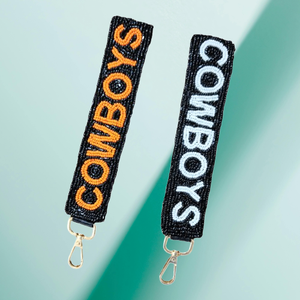 Handcrafted Gameday Keychain with Sequin Beads Fashionable Accessories for <b>Fans</b> & Teams <b>Personalized</b> in Team Colors in 2025 - Product Image 1