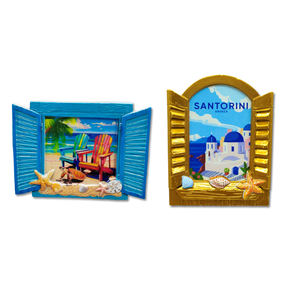 Logo personnalisé Résine Impression Cadeau de Voyage Européenne Neige Montagne Ski <span class=keywords><strong>Andorre</strong></span> Souvenir Aimant de Réfrigérateur - Product Image 5