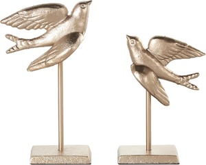 Accent de décoration de table de conception d'oiseau d'or de luxe belle pièce maîtresse décorative pour l'affichage de cadeau d'événement de bureau de salon - Product Image 3