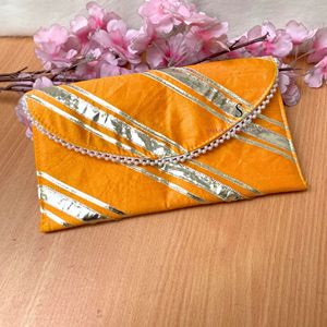 กระเป๋าคลัทช์ปักทำด้วยมือของผู้หญิงอินเดียกระเป๋าคลัทช์ปักลายของขวัญแต่งงานเพื่อนเจ้าสาวของขวัญคืน - Product Image 5