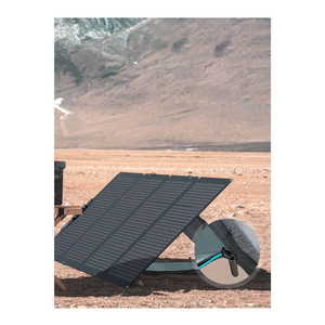 EcoFlow 220W Bifacial <b>Portable</b> <b>Solar</b> <b>Panel</b> IP68 Water-Resistant Black - Product Image 4