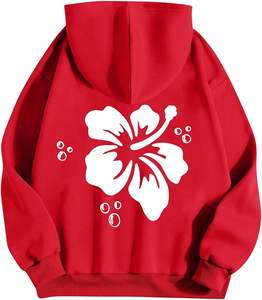 Sweat à capuche pour hommes surdimensionné à manches longues automne pull polaire sweat pour cette page en gros - Product Image 6