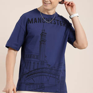 T-shirt oversize pour hommes de qualité supérieure 100% coton respirant et nouveau design fabriqué au Pakistan vente en gros - Product Image 2