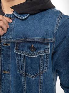 2025 bomber <b>denim</b> jacket custom logo jackets fashion <b>denim</b> jacket men - Product Image 4