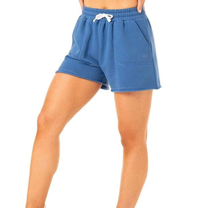 Nuevos pantalones cortos deportivos transpirables de secado rápido para mujer, ajuste holgado con excelente comodidad y estilo, patrón caliente teñido liso - Product Image 3