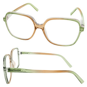 Lunettes à monture surdimensionnée carrée de couleur dégradée - Product Image 2