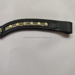 สายรัดคิ้วหนังแท้พร้อมโซ่ตกแต่งหลากสีสีดำน้ำตาลน้ำตาลเข้มทำจากหนังแท้รูปทรงตัว V ที่กำหนดเอง - Product Image 5