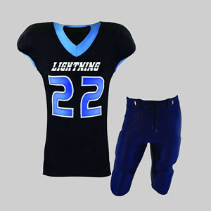 Nouveaux uniformes de football américain personnalisés pour les jeunes, nom de l'équipe, taille XL, faible MOQ, technique de sublimation, pas cher - Product Image 5