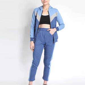 OEM High Quality Women's <b>Spring</b> Hooded Tracksuits Latest Design Solid Print 100% Cotton Best <b>Sale</b> Casual Wear XS-XL Sizes Long - Product Image 5