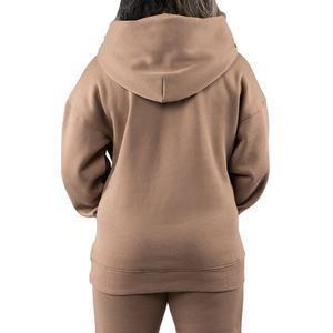 Jersey al por mayor de gran tamaño para mujer, Sudadera con capucha de lana de algodón pesado 2025, Jersey largo de lana de algodón pesado hecho a medida - Product Image 3