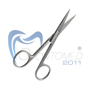 กรรไกรผ่าตัดคุณภาพสูง Odontomed 2011 ขนาด 5 1/2 นิ้ว ใบมีดคมตรง สำหรับทำแผลทางการแพทย์ ได้รับการรับรองมาตรฐาน CE รุ่น ODM-04-14E ระดับ Class I - Product Image 2