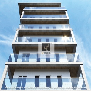 Rampe moderne en acier inoxydable pour balcon et escaliers d'hôtel avec installation facile à Chennai - Product Image 4