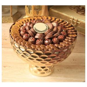 Modern Style Round Shape Decorative <b>Chocolate</b> Bowl Premium Gold Metal Bowl Dessert Display For <b>Wedding</b> Celebrations And Events - Product Image 3